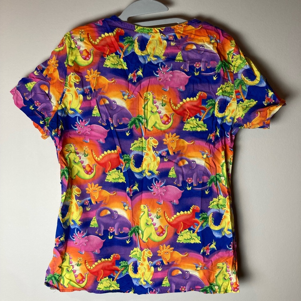 Dinosaur Scrub Top - Picture 3 of 5